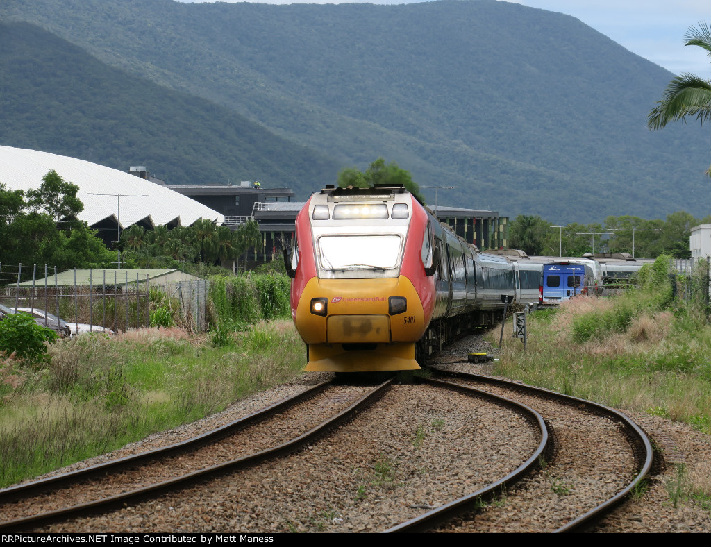 Over Night train arriving